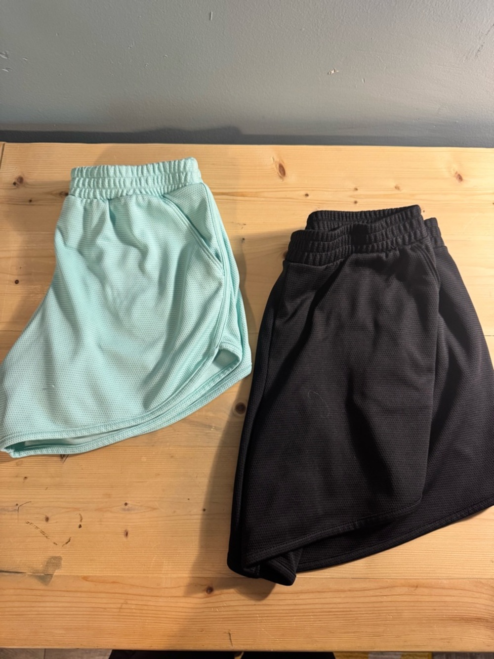 Athletic Works Girls Mint Green and Black Skort Duo